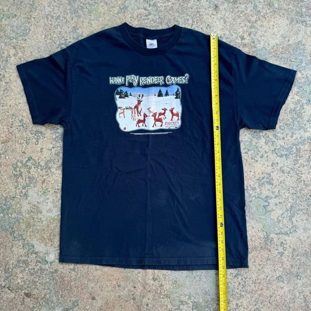 1992 Rudolph The Red Nosed Reindeer Movie Promo Vintage Shirt
